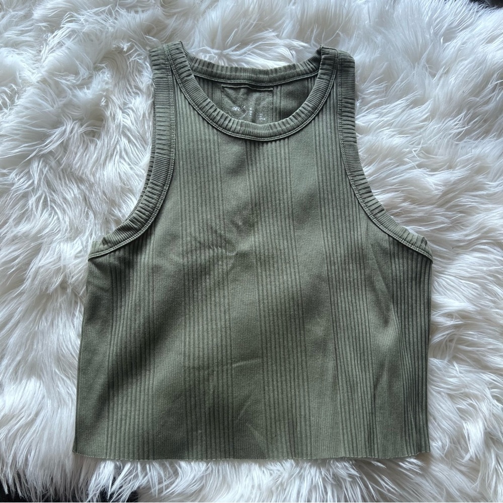 Aerie Free Spirit Ribbed Tank Top